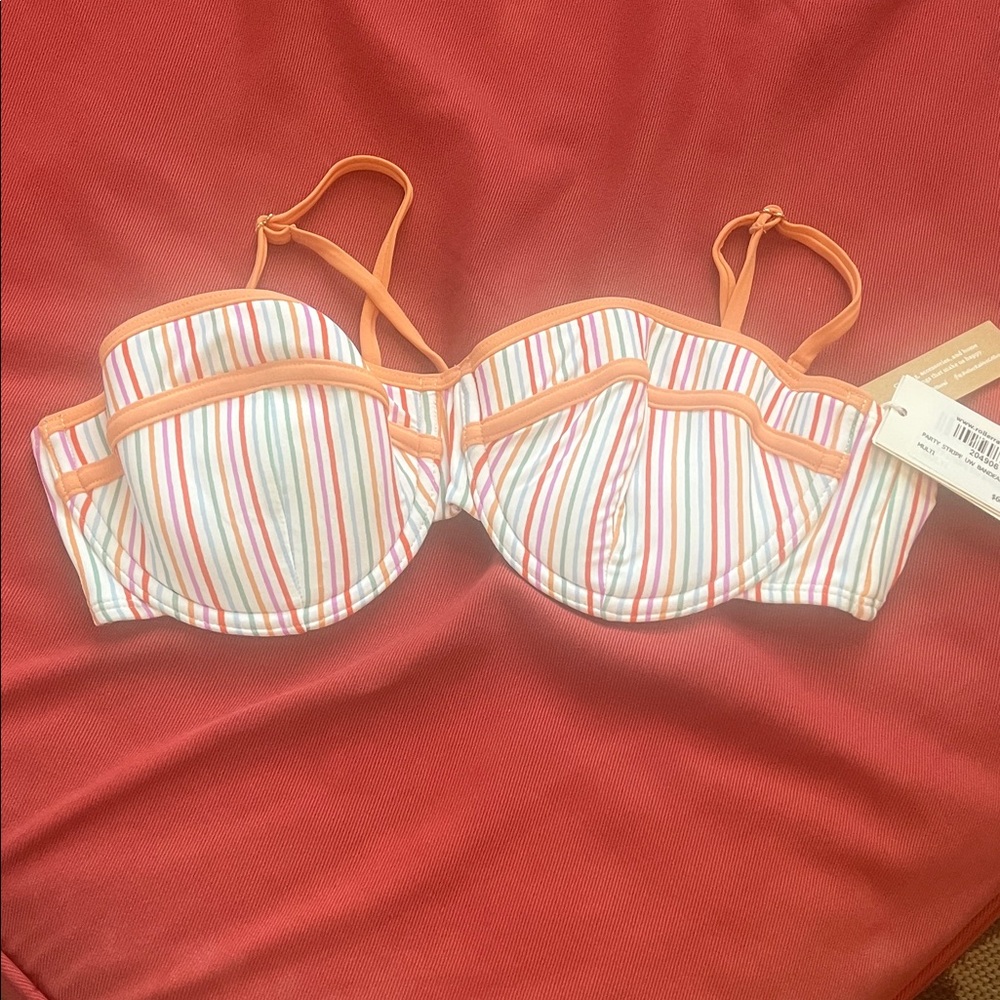 Roller Rabbit Multicolor Bandeau Top